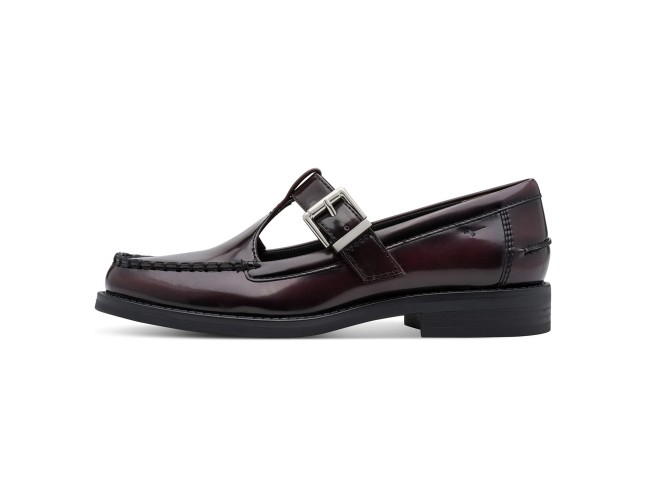 Pantofi dama, piele ecologica, Tamaris, 1-24253-47-537, bordo - 2