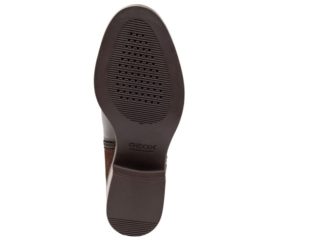 Ghete dama, piele naturala, Geox, D565EE-0AA21-C6006, maro
