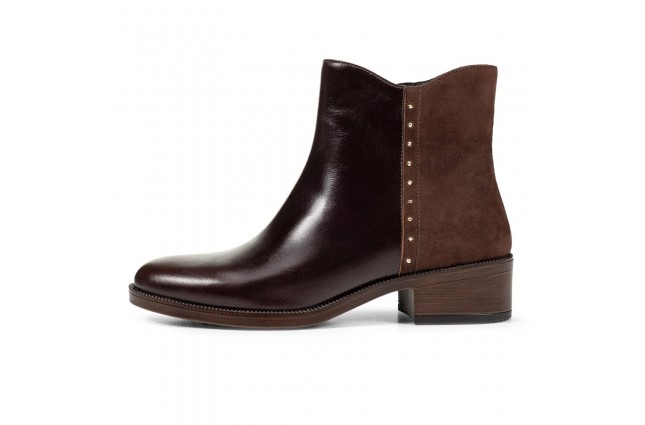 Ghete dama, piele naturala, Geox, D565EE-0AA21-C6006, maro