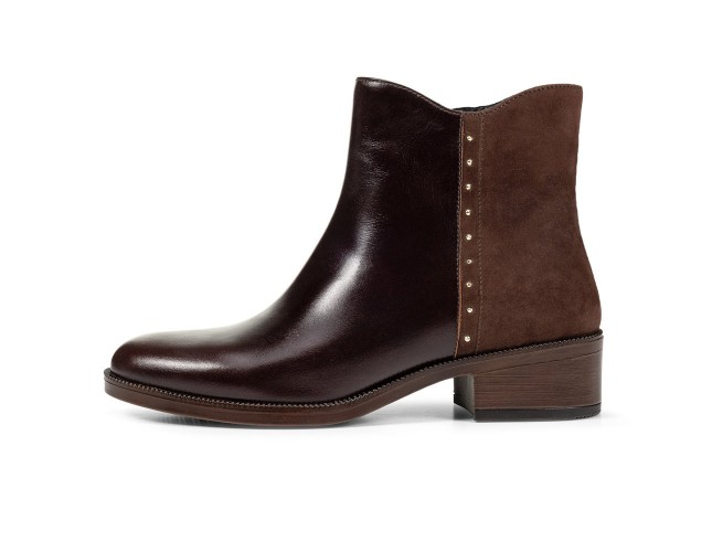 Ghete dama, piele naturala, Geox, D565EE-0AA21-C6006, maro