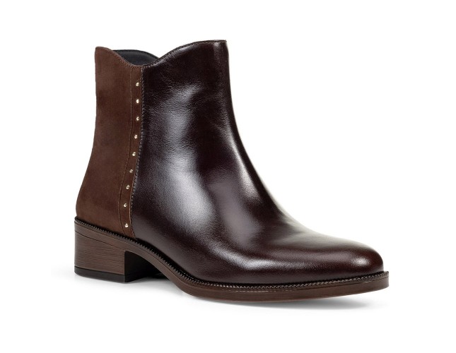 Ghete dama, piele naturala, Geox, D565EE-0AA21-C6006, maro