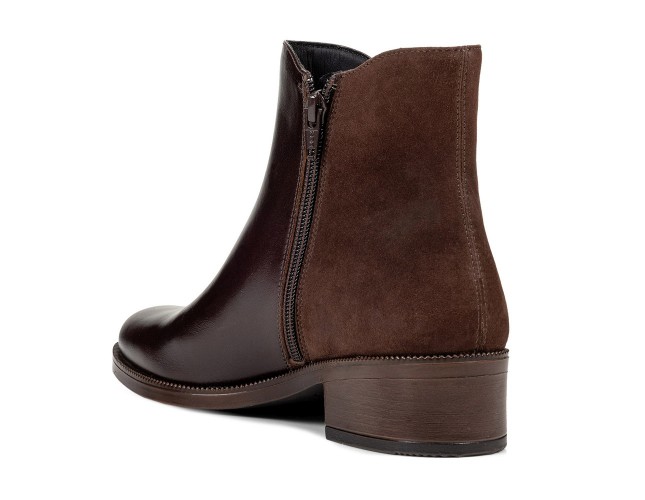 Ghete dama, piele naturala, Geox, D565EE-0AA21-C6006, maro