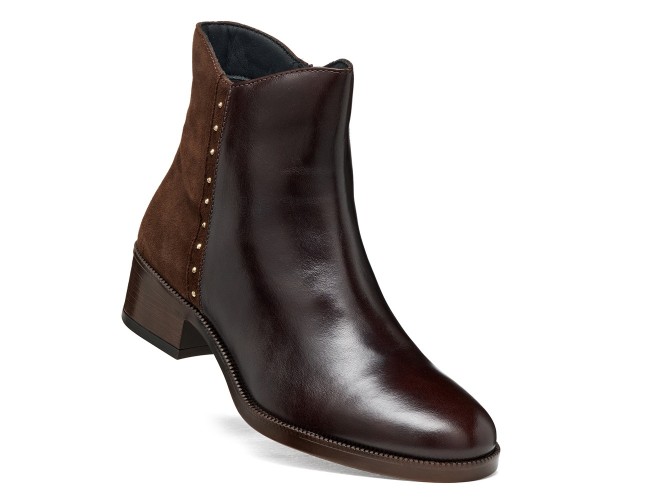 Ghete dama, piele naturala, Geox, D565EE-0AA21-C6006, maro