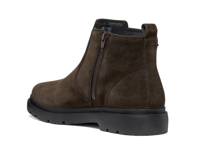 Ghete barbati, piele naturala, Geox, U46HNC-00022-C6006, maro - 7