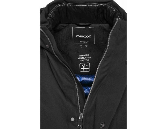 Geaca barbati, poliamida, Geox, M6628W-T3211-F9000, negru - 8