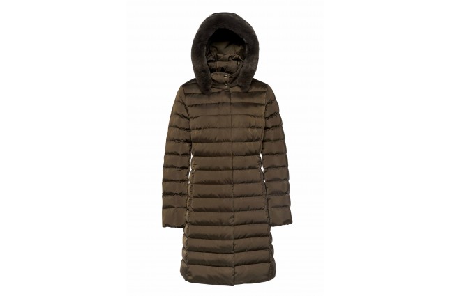 Geaca dama, poliester, Geox, W6626H-T3122-F6216, maro - 2
