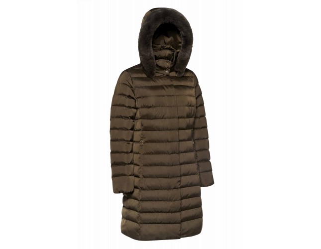 Geaca dama, poliester, Geox, W6626H-T3122-F6216, maro - 4